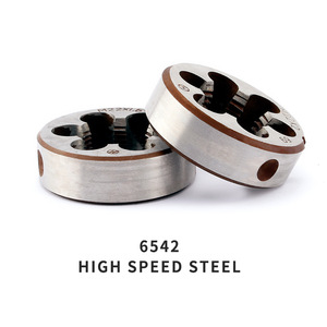 ชุดต๊าปเกลียวละเอียดแบบกลม M3 M33 เหล็กอัลลอยด์ 9SiRC สำหรับเกลียวขวา - Product Image 3