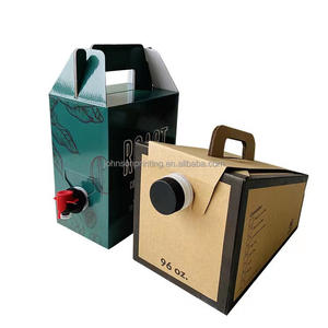 Caja <span class=keywords><strong>de</strong></span> Cartón Corrugado Kraft Reutilizable y Sostenible, con Asa para Café, Té y Bebidas Frías para Llevar - Product Image 5