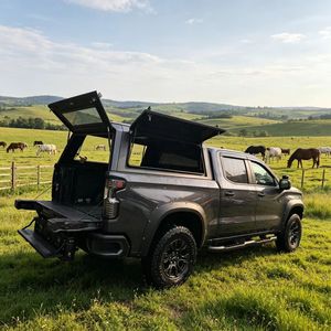 Cubierta Rígida de Aleación de Aluminio para Camioneta <span class=keywords><strong>Chevrolet</strong></span> Sierra 2500 6.8FT 2019+ |   Cerradura Impermeable de Instalación sin Taladro con Bloqueo a Presión - Product Image 5