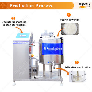 MY Commercial Yogurt Production 500l Pasteurizador por lotes Máquina homogeneizadora de leche refrigerada <span class=keywords><strong>Precio</strong></span> - Product Image 5