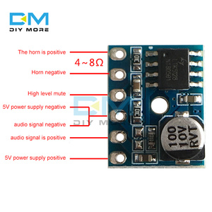 Module d'amplification mono numérique LTK5128 XPT8871 Mini Classe D 3-5W, faible bruit, faible distorsion, alimentation DC 5V pour haut-parleur <span class=keywords><strong>Bluetooth</strong></span> - Product Image 2