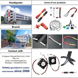 Gruppo cavi batteria con alette ad angolo retto tipo forcella terminale cablaggio telai per nuovo accumulo di energia - Product Image 2