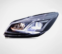 Phare de voiture Longding pour Kuga Escape 2013-2016, ensemble de phares LED automatiques, lentille bifocale, 12V 100W 6500K, garantie 1 an