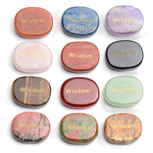 Pierres <span class=keywords><strong>de</strong></span> mots inspirantes gravées, cristaux <span class=keywords><strong>de</strong></span> guérison ovales Ueven, pierres <span class=keywords><strong>de</strong></span> poche <span class=keywords><strong>de</strong></span> paume <span class=keywords><strong>de</strong></span> souci positif avec mots <span class=keywords><strong>de</strong></span> <span class=keywords><strong>sagesse</strong></span> - Product Image 1