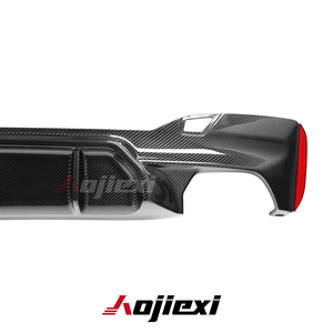 M5 Phong Cách Sợi Carbon Khuếch Tán Phía Sau Cho BMW 5 Loạt <span class=keywords><strong>G30</strong></span> 540i M550i F90 M5 2017 + Phía Sau Bumper Splitter Lip Hight Chất Lượng Cơ Thể Kit - Product Image 6