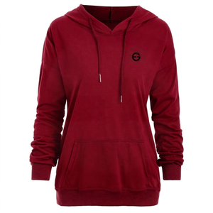 Custom Loose Breathable Autumn <b>Plus</b> <b>Size</b> Casual Hoodies Pullovers for Women with Pockets - Product Image 1