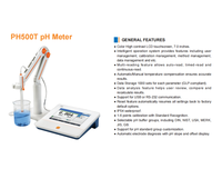 Alat Uji Laboratorium pH Meter PH500T, Merek REX, Diproduksi di Shanghai