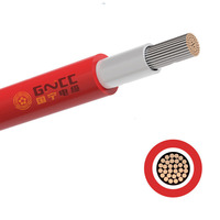Câble électrique solaire Guoning PV1-F 4mm, fil DC torsadé en cuivre étamé, isolation XLPO pour panneaux solaires