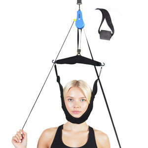 Cervical <b>Traction</b> <b>Device</b> <b>Neck</b> Suspension Belt Manual Home Use Royal Blue LKB001 - Product Image 5