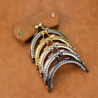 8.5CM Arc Vintage métal baiser fermoir pièce sac sac à main cadre fermoir embrayage fermoir sac pour bricolage artisanat sac à main poignée couture artisanat Stock