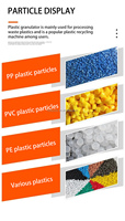Extrudeuse maître de remplissage de ligne de production de granulation de recyclage de plastique 500 KG/H
