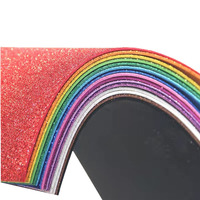 Lot de 10 feuilles de mousse EVA scintillante de 2 mm (15,7 x 23,5 pouces) pour cadeaux, artisanat, découpe, cartes, projets DIY, matériau brut