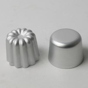 <span class=keywords><strong>Moule</strong></span> à dessert en gelée cannelée à pâtisserie française Moules à gâteau Cannele en aluminium anodisé robuste Moules à canele - Product Image 4