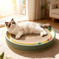 Alat Garukan Kucing Multifungsi, Mainan Kucing Tahan Air, Tempat Tidur Kucing All-in-one, Alat Garukan Kucing Bulat Tahan Aus