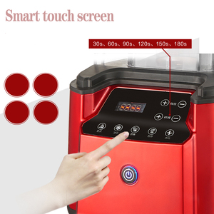 Extracteur de jus/machine à smoothies professionnel silencieux, capacité de 2200 ml, 2200 W, commande par écran tactile, récipient sans BPA, noir - Product Image 5