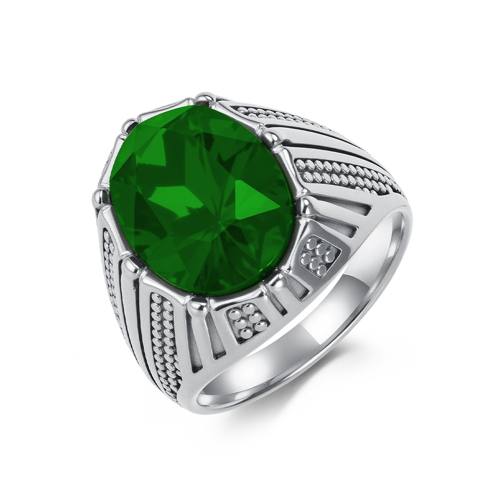 Piedra verde color acero