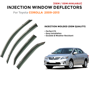 Deflectores de Ventana Laterales para Toyota LC200 2008-2019 Protector de Lluvia Accesorios de Coche - Product Image 2