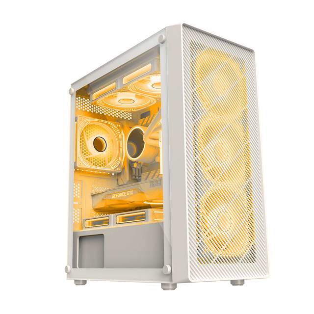 2024 Factory Direct Custom OEM M-ATX Tempered Glass ARGB Gaming PC Case Economical Wholesales Computer Tower