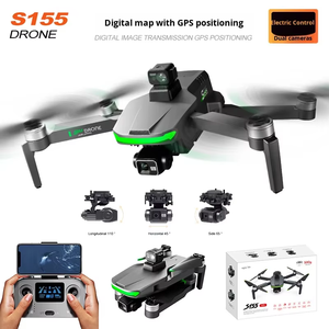 Dron de Plástico para Principiantes S155 con Posicionamiento GPS, Fotografía Aérea HD, Control Remoto, Transmisión de Imagen 5G, 360° - Product Image 4