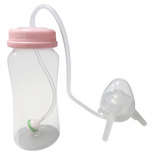 Biberons anti-fuite personnalisés OEM/ODM avec logo imprimé, calibre standard 300 ml, ensemble de biberons mains libres en PP pour bébé, vente en gros - Product Image 2