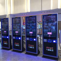 Kios Penjual Tiket Vertikal Layar Sentuh 43 Inci Sistem POS Android untuk Penggunaan Bioskop/Bandara