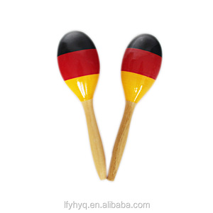 Gros bébé en bois instruments de musique personnalisé maracas en bois maracas - Product Image 2
