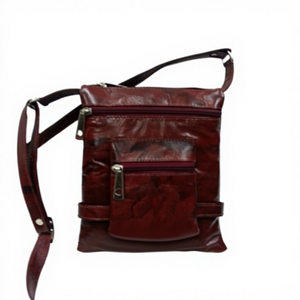 Elegant Genuine Leather Clutch Zipper Closure Cross-Body Strap Two Straps 2-2.9L Capacity Waterproof Women's Fashion Travel <b>Bag</b> - Product Image 5