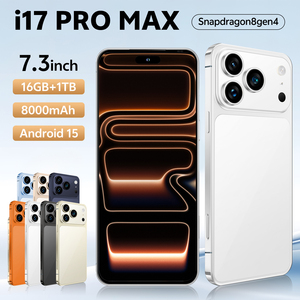 Smartphone <span class=keywords><strong>5G</strong></span> di Alta Qualità Nuovo I17 Pro MAX Telefono Cellulare Economico 16GB RAM + 1TB ROM Android Deca Core - Product Image 2