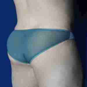 Tanga MENTOO Ultrafino, Transparente, Color Piel, Cintura Baja, Gris Verdoso, Alta Elasticidad, Transpirable, Secado Rápido, Deportivo, Cómodo, para Hombre - Product Image 3