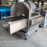 Machine à découper les os et la viande congelée en acier inoxydable pour boucherie, idéale pour les côtes de porc