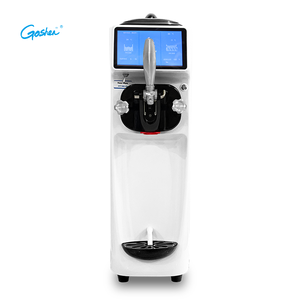 Machine à glace molle et yaourt glacé à conversion de fréquence commerciale 18-20L/H pour servir des friandises à base d'eau et de lait - Product Image 1