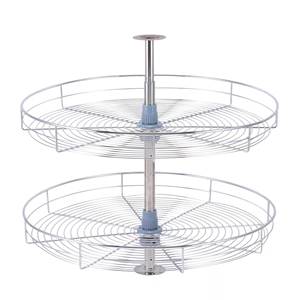Kitchen Magic <b>Corner</b> 360 Degree Pull Out Revolving Swivel Wire Glass <b>Baskets</b> Cabinet <b>Basket</b> Pull Out Wire - Product Image 1