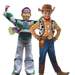 Mono Infantil, <span class=keywords><strong>Disfraz</strong></span> de Halloween de Personaje de Dibujos Animados de <span class=keywords><strong>Woody</strong></span> en Mezclilla - Product Image 1