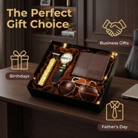 Set Hadiah Mewah Pria Lunaire: Jam Tangan, Dompet, Kacamata Hitam, Gantungan Kunci. Ideal untuk Ulang Tahun, Hari Ayah, Natal & Hari Valentine