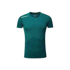 Oem Men's Fitness Sport T-<b>Shirt</b> Polyester Spandex Gym O-Neck Blank Sportswear Custom Logo <b>Moisture</b> <b>Wicking</b> T <b>Shirt</b> for Men - Product Image 2