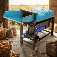 Décortiqueuse de maïs compacte à succès, structure entièrement équipée, électrique, essence ou diesel au choix, mini décortiqueuse de maïs pour usage domestique et agricole