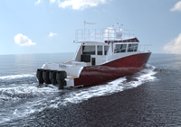Yacht de luxe en aluminium de 15 m (50 pieds) avec moteur hors-bord pour la location, la pêche et la vente