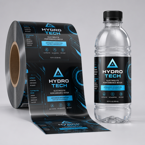 Film rétractable en PVC personnalisé à <span class=keywords><strong>prix</strong></span> d'usine pour étiquettes <span class=keywords><strong>de</strong></span> bouteilles d'eau, film plastique imperméable avec logo - Product Image 5