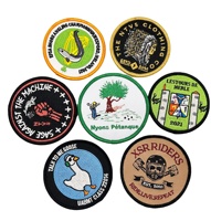 Vente en gros de haute qualité Dark Horse Deluxe Simpsons personnages patchs de broderie Logo personnalisé pour vêtements et chapeaux
