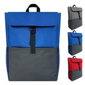 Sac à dos pour ordinateur portable imperméable pour hommes, idéal pour les activités de plein air, vente directe usine, sac à dos décontracté pour ordinateur avec fermeture éclair en polyester pour étudiants - Product Image 1
