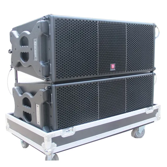 Profesyonel ses hattı dizi ses sistemi TI Pro ses LA2122 çift 12 inç 2 yollu su geçirmez çizgi dizi hoparlör sistemi