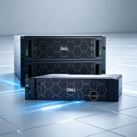 Solusi Penyimpanan Profesional Dell PowerVault ME5012 Pengiriman Global Harga Pabrik Komponen Server Baru Perangkat Penyimpanan
