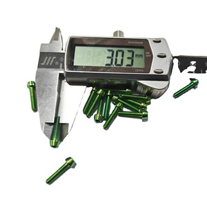 Sản xuất Titan Hex giảm dần đầu Bolt vít Xe Đạp Xe Đạp thân Bolt-màu xanh lá cây chấp nhận tùy biến - Product Image 6