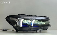 KUYINKE Nouveaux phares améliorés pour BMW Série 5 G30 2018-2020, ensemble de phares laser M5 G38, feux de jour en forme de crocs