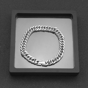 Popular Niche Design Geometric <b>Chain</b> Bracelet Silver Plated Light Luxury Simple Unisex's Bracelets Fashion Jewelry Wholesale - Product Image 1