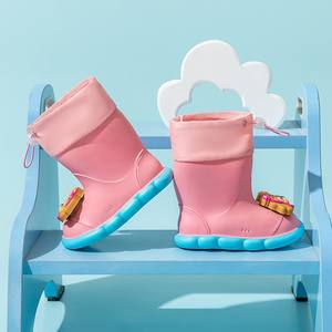 DERAN OEM chine nouvelle qualité bottes <span class=keywords><strong>de</strong></span> pluie enfants anti-dérapant chaussures d'eau douce <span class=keywords><strong>pêche</strong></span> bottes <span class=keywords><strong>de</strong></span> pluie femmes bottes <span class=keywords><strong>de</strong></span> pluie pour enfants - Product Image 5
