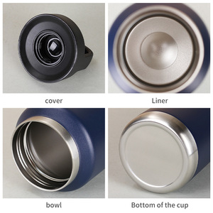 Custom Logo 304 Stainless Steel Wide-Mouth Double-Walled Vacuum Flask Handle Reusable School Sports Water Bottle 12-24 Hours - Product Image 5