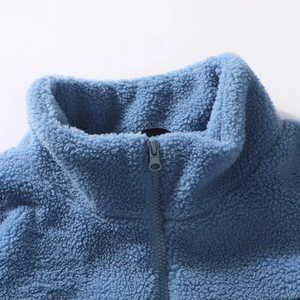 Sweat à capuche en sherpa <span class=keywords><strong>personnalisé</strong></span> pour <span class=keywords><strong>homme</strong></span>, <span class=keywords><strong>polaire</strong></span> d'agneau et coton épais, col montant, veste matelassée, vêtements d'hiver, veste pour <span class=keywords><strong>homme</strong></span>, vestes pour <span class=keywords><strong>homme</strong></span> - Product Image 4