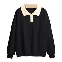 Vêtements en gros, sweat-shirts lourds vierges, 300 grammes, sweat-shirts à col polo, fabricants pour hommes, broderie personnalisée épaisse