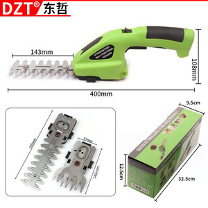 Cortasetos Eléctrico Dzt de 400 mm con Doble Cuchilla, Batería de Litio, Inalámbrico, Herramienta de Poda de Una Mano - Product Image 1
